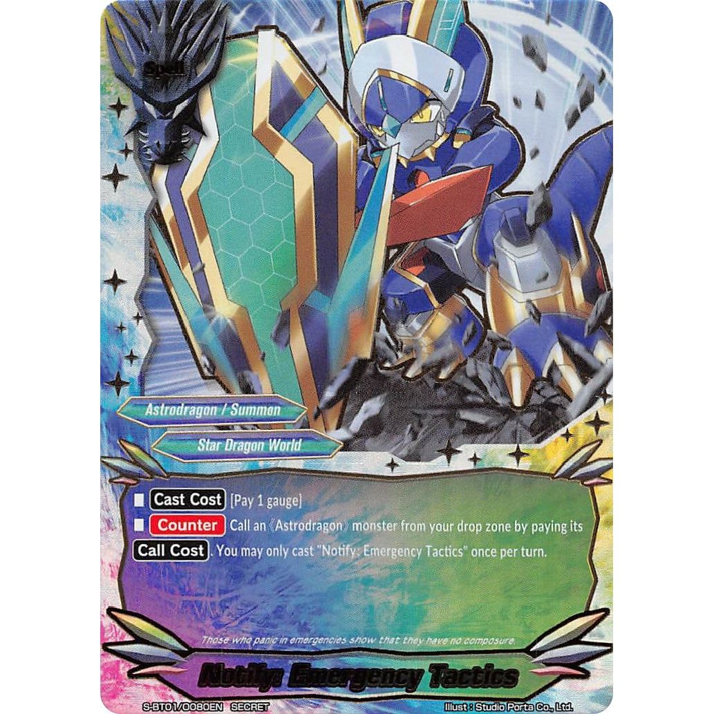 Image for Notify: Emergency Tactics (S-BT01/0080EN) (S-BT01) - Future Card BuddyFight