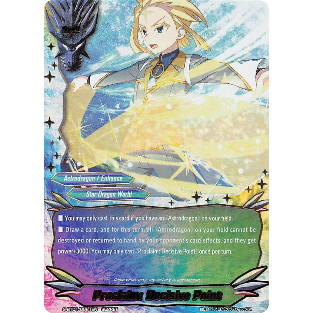 Image for Proclaim: Decisive Point (S-BT01/0081EN) (S-BT01) - Future Card BuddyFight