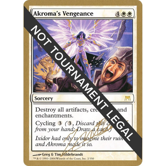 Image for Akroma's Vengeance - 2004 Julien Nuijten (ONS) (WCD) - Magic: The Gathering