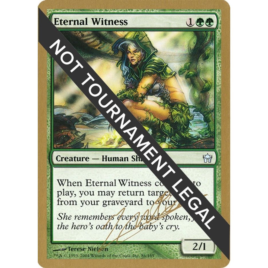 Image for Eternal Witness - 2004 Julien Nuijten (5DN) (WCD) - Magic: The Gathering