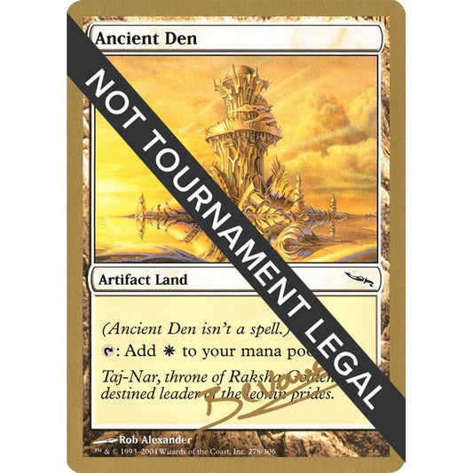 Image for Ancient Den - 2004 Manuel Bevand (MRD) (WCD) - Magic: The Gathering