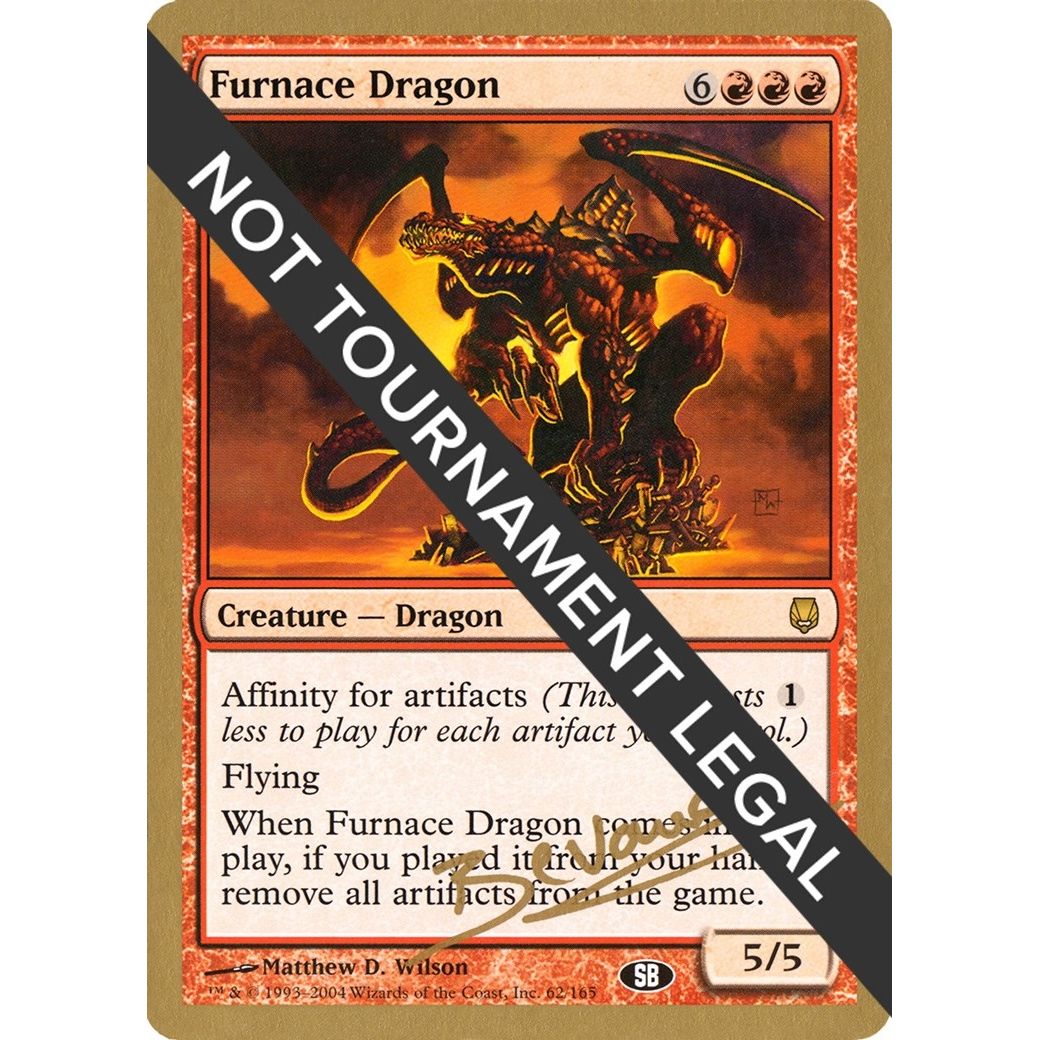 Image for Furnace Dragon - 2004 Manuel Bevand (DST) (SB) (WCD) - Magic: The Gathering