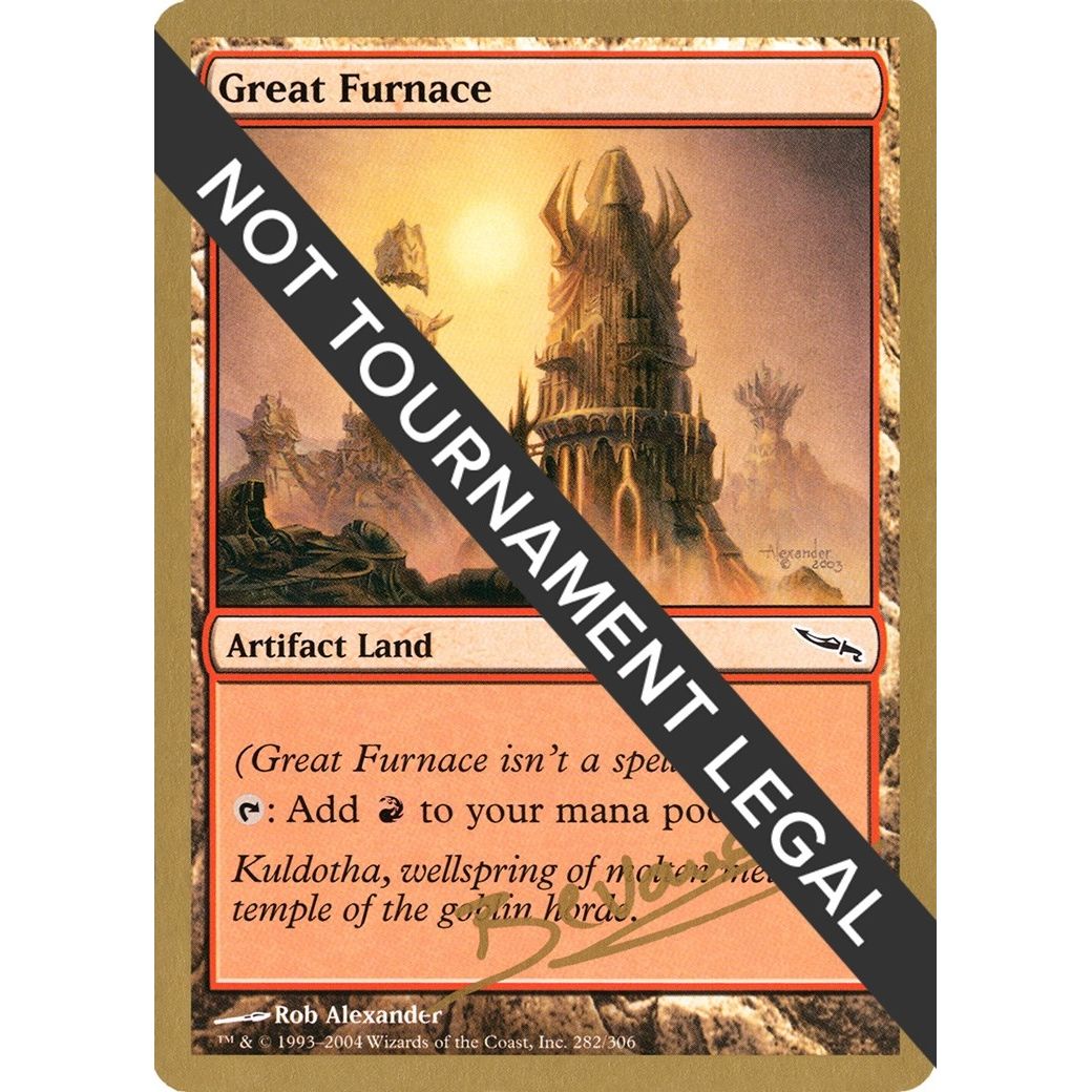 Image for Great Furnace - 2004 Manuel Bevand (MRD) (WCD) - Magic: The Gathering