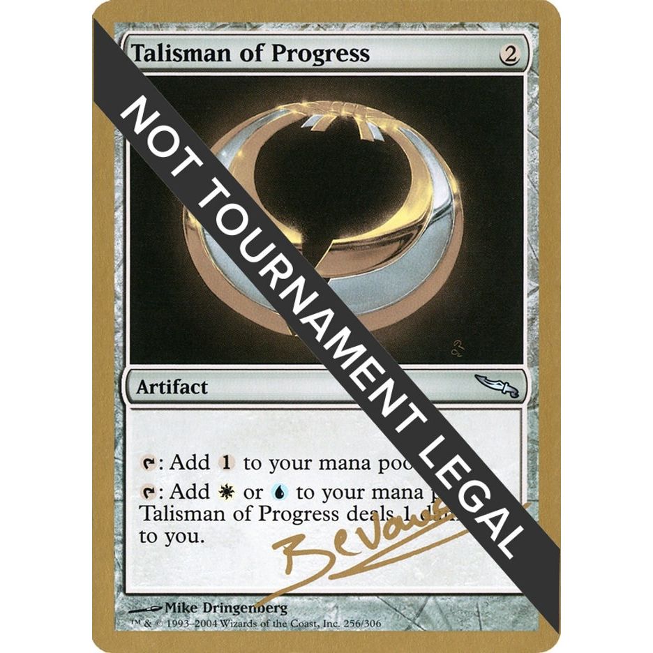 Image for Talisman of Progress - 2004 Manuel Bevand (MRD) (WCD) - Magic: The Gathering