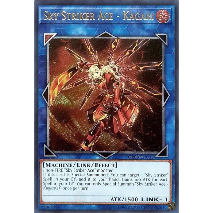Image for Sky Striker Ace - Kagari (UTR) (OP08-EN002) (OP08) - YuGiOh
