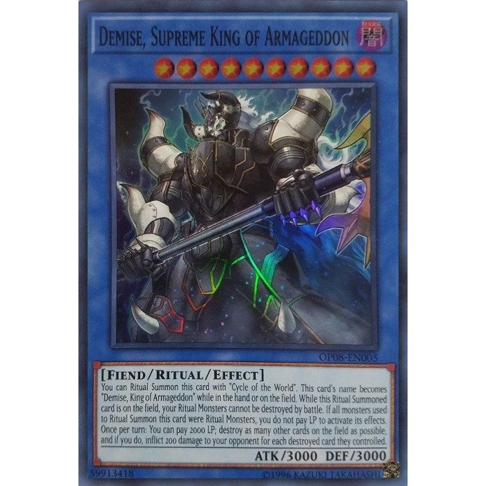 Image for Demise, Supreme King of Armageddon (OP08-EN005) (OP08) - YuGiOh