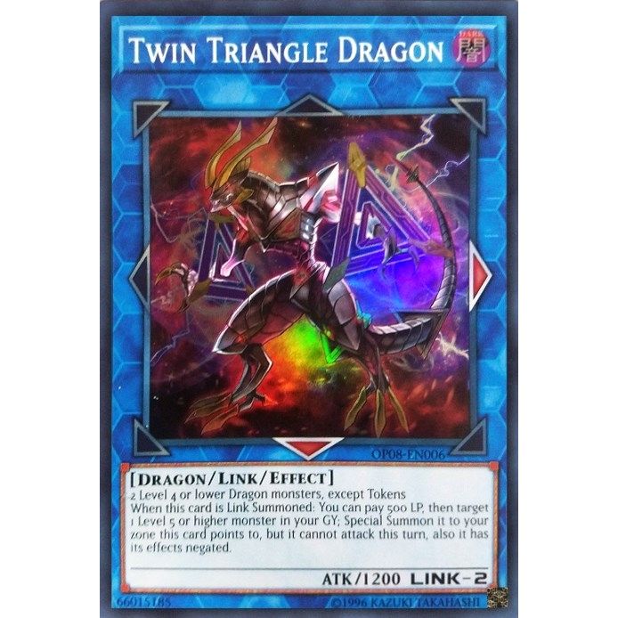 Image for Twin Triangle Dragon (OP08-EN006) (OP08) - YuGiOh