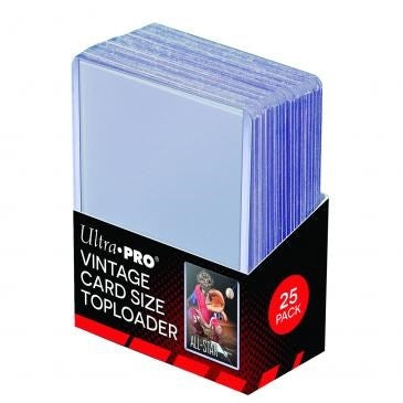 Image for 2.6" x 3.7" Clear Vintage Sized Toploader (25-Count) - Collectible Storage