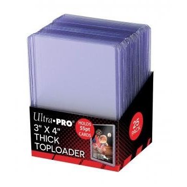 Image for 3" x 4" Clear Action Packed 55PT Toploader (25-Count) - Collectible Storage