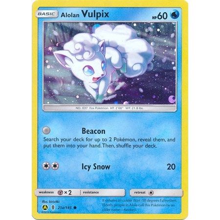 Image for Alolan Vulpix - 21a/145 (021a/145) (PR) - Pokemon