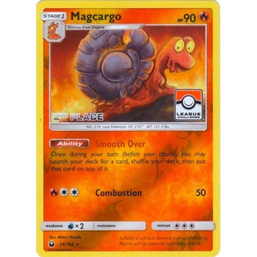Image for Magcargo - 24/168 (League Challenge) [2nd Place] (024/168) (PR) - Pokemon