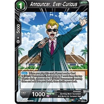 Image for Announcer, Ever-Curious (TB2-066) (DBS-TB02) - Dragon Ball Super: Masters