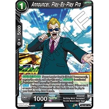 Image for Announcer, Play-By-Play Pro (TB2-067) (DBS-TB02) - Dragon Ball Super: Masters