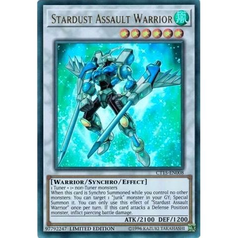 Image for Stardust Assault Warrior (CT15-EN008) (CT15) - YuGiOh