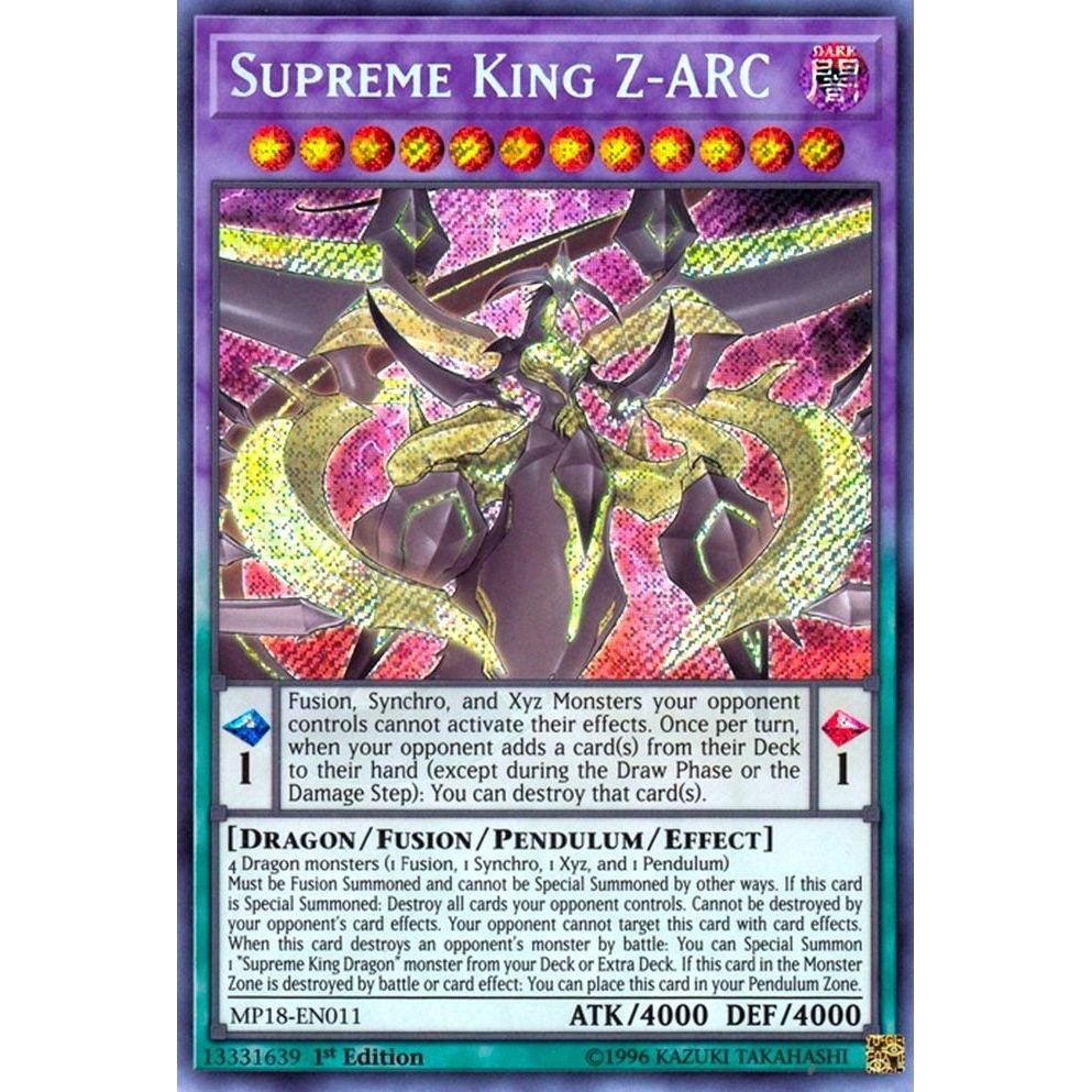 Image for Supreme King Z-ARC (MP18-EN011) (MP18) - YuGiOh