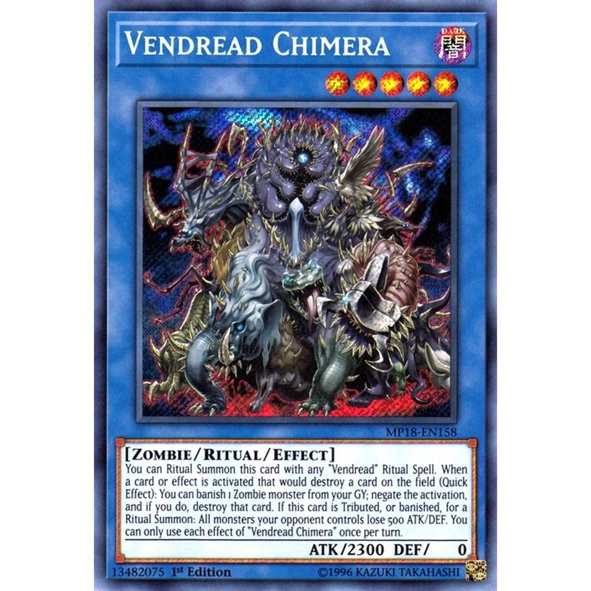Image for Vendread Chimera (MP18-EN158) (MP18) - YuGiOh