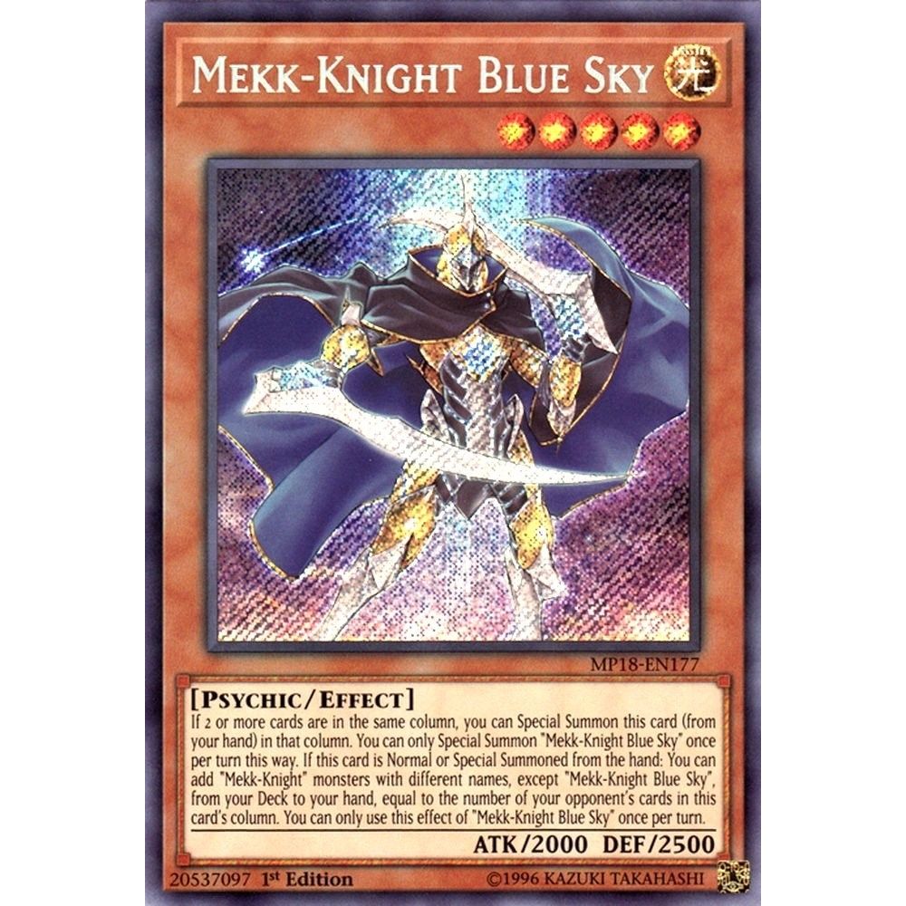 Image for Mekk-Knight Blue Sky (MP18-EN177) (MP18) - YuGiOh