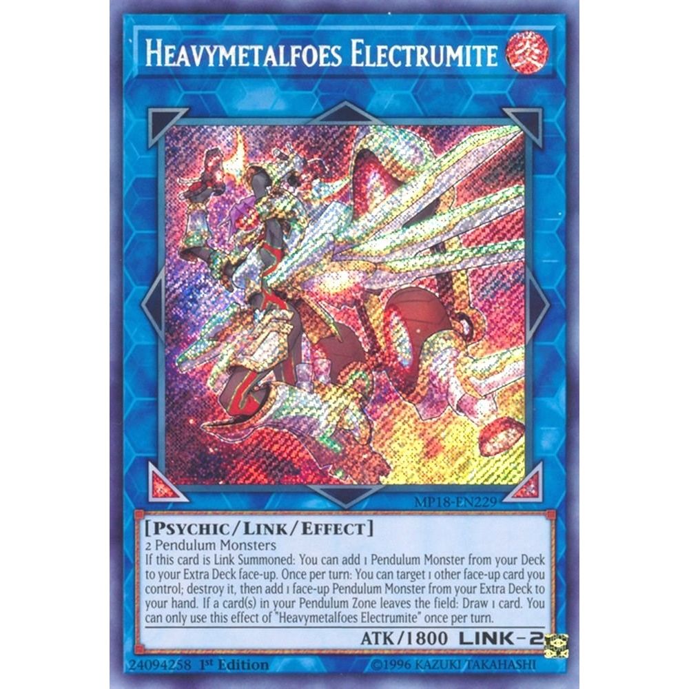 Image for Heavymetalfoes Electrumite (MP18-EN229) (MP18) - YuGiOh