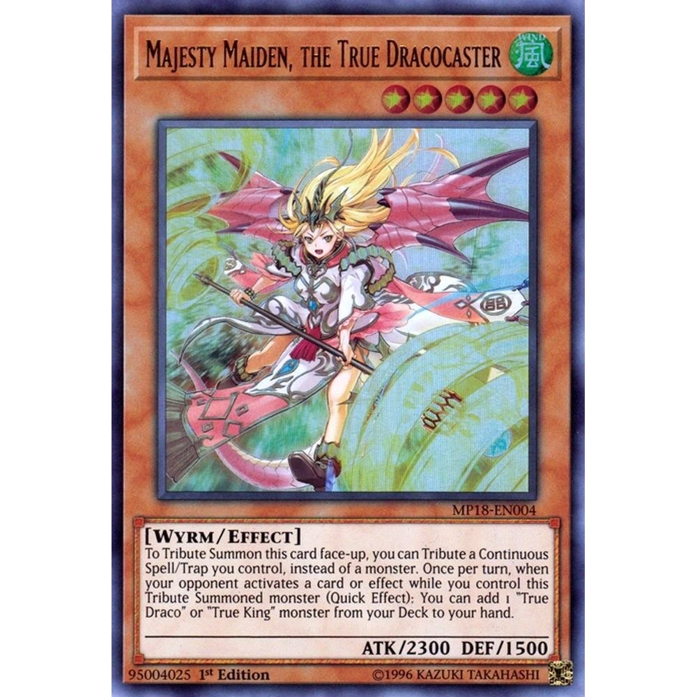 Image for Majesty Maiden, the True Dracocaster (MP18-EN004) (MP18) - YuGiOh