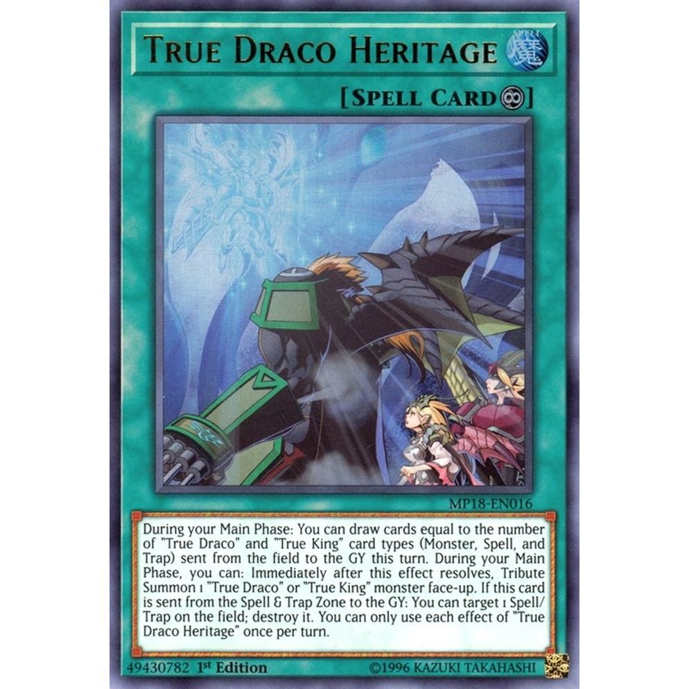 Image for True Draco Heritage (MP18-EN016) (MP18) - YuGiOh