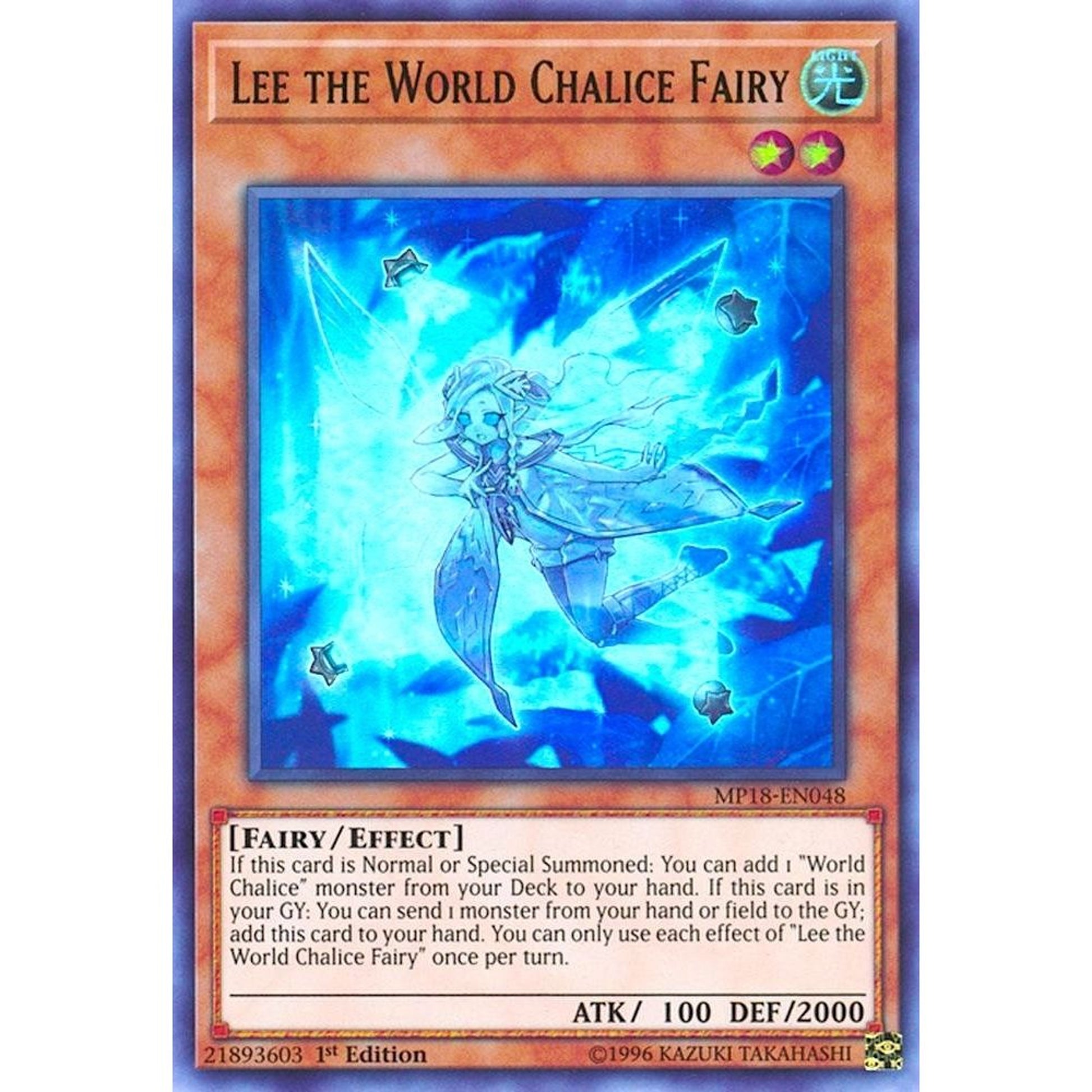 Image for Lee the World Chalice Fairy (MP18-EN048) (MP18) - YuGiOh