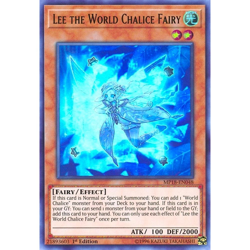 Image for Lee the World Chalice Fairy (MP18-EN048) (MP18) - YuGiOh