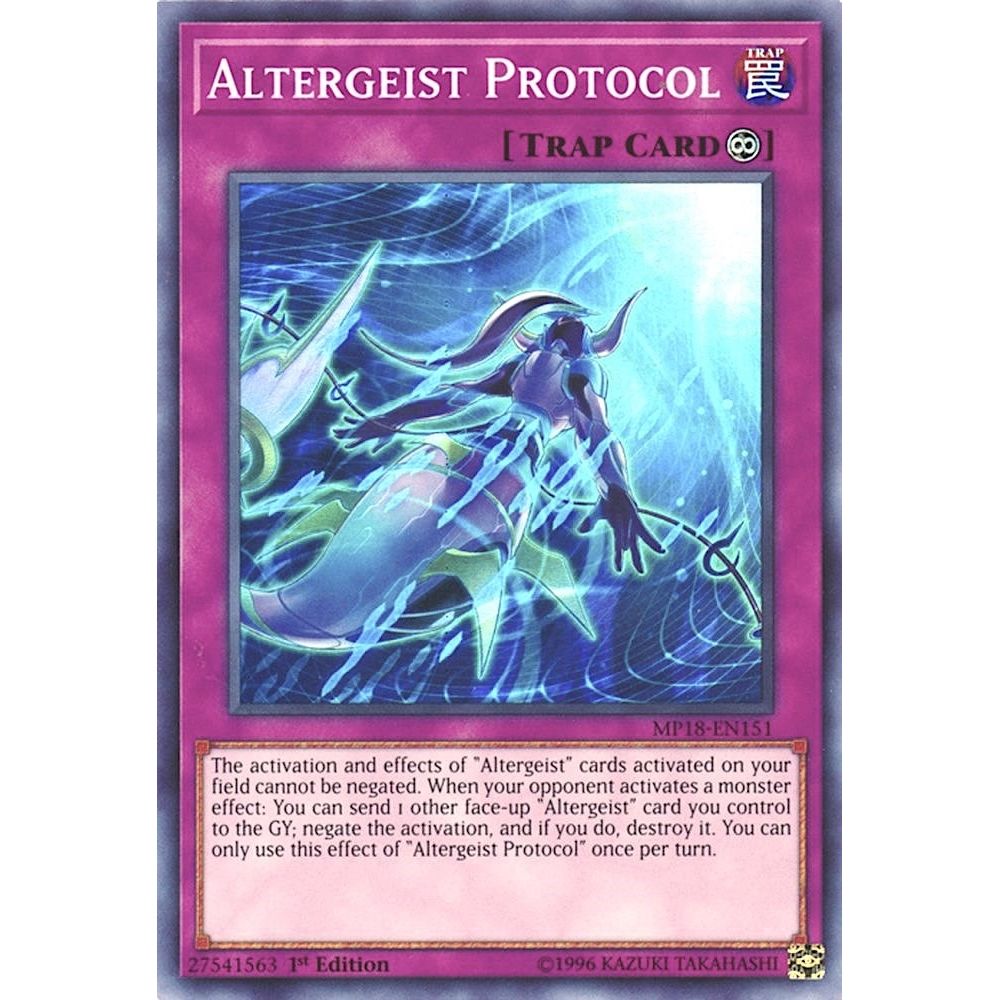 Image for Altergeist Protocol (MP18-EN151) (MP18) - YuGiOh
