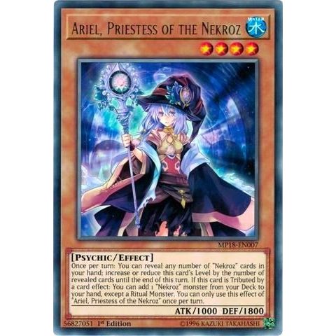 Image for Ariel, Priestess of the Nekroz (MP18-EN007) (MP18) - YuGiOh