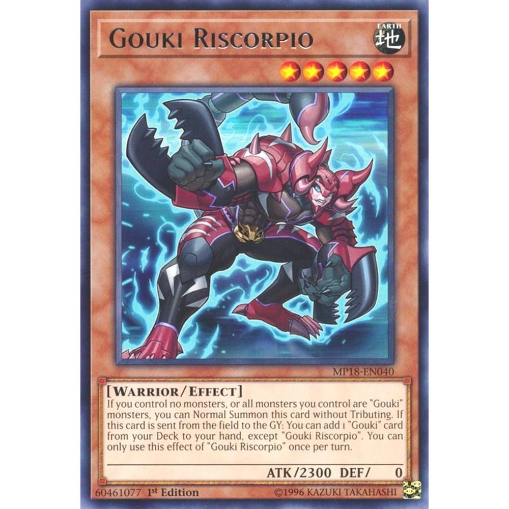 Image for Gouki Riscorpio (MP18-EN040) (MP18) - YuGiOh