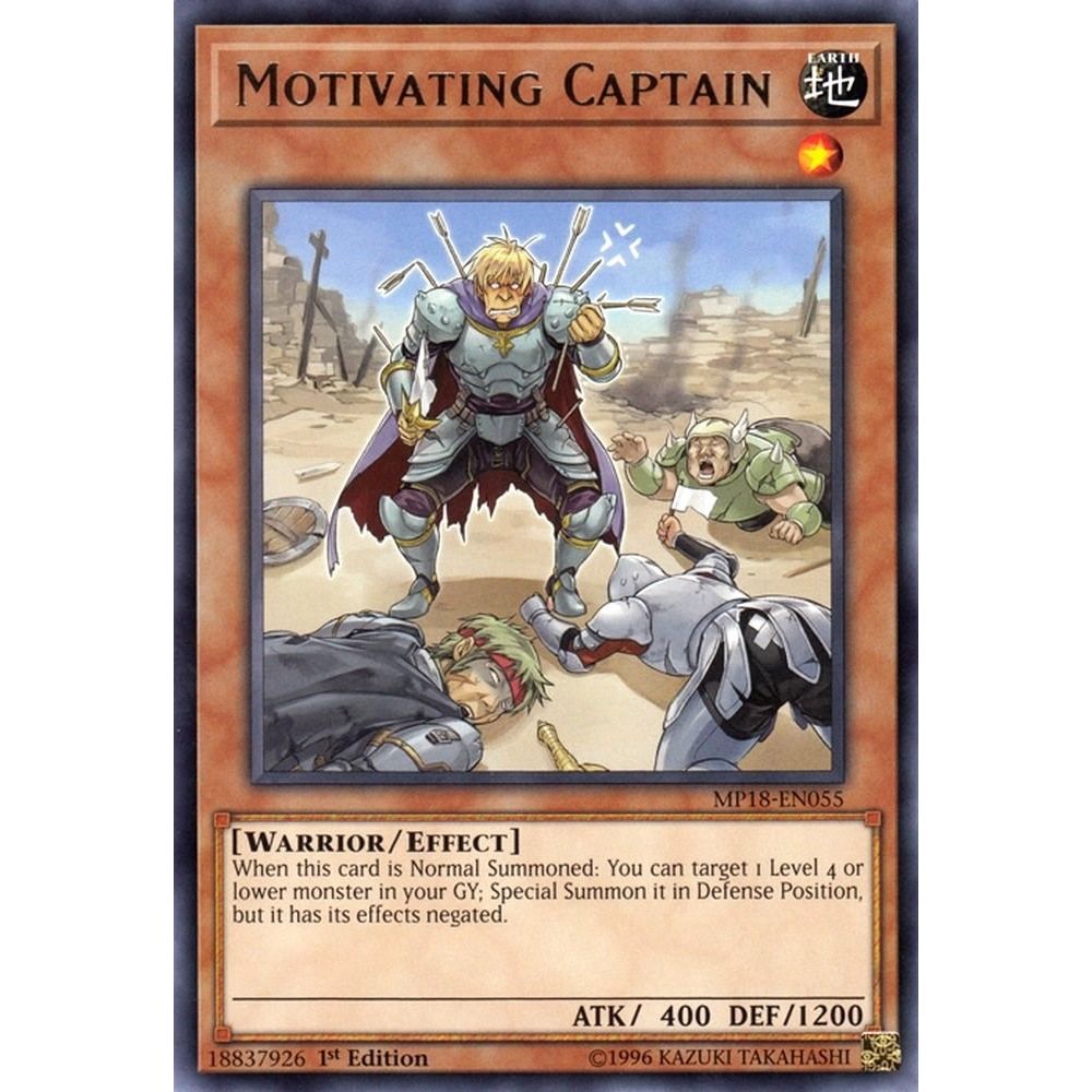 Image for Motivating Captain (MP18-EN055) (MP18) - YuGiOh