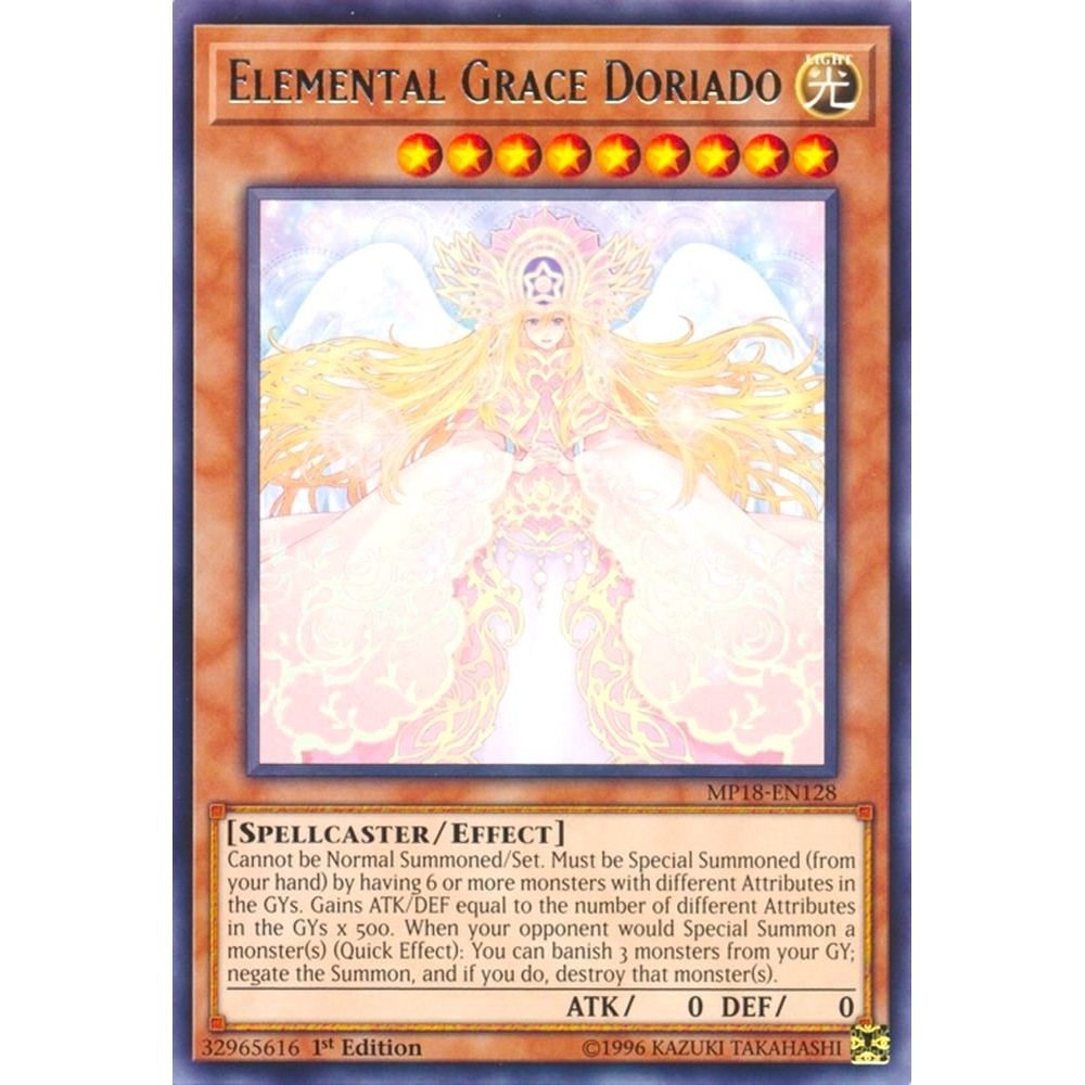 Image for Elemental Grace Doriado (MP18-EN128) (MP18) - YuGiOh