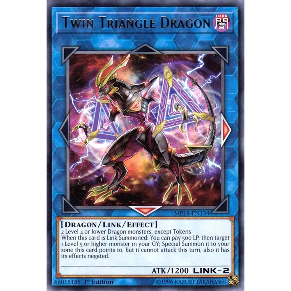 Image for Twin Triangle Dragon (MP18-EN134) (MP18) - YuGiOh