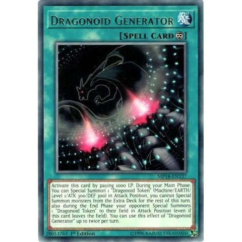 Image for Dragonoid Generator (MP18-EN137) (MP18) - YuGiOh