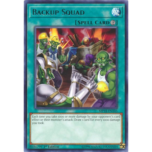 Image for Backup Squad (MP18-EN145) (MP18) - YuGiOh