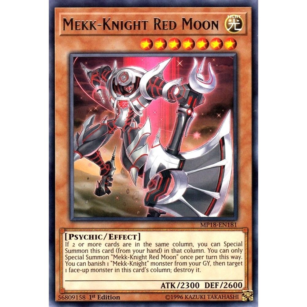 Image for Mekk-Knight Red Moon (MP18-EN181) (MP18) - YuGiOh