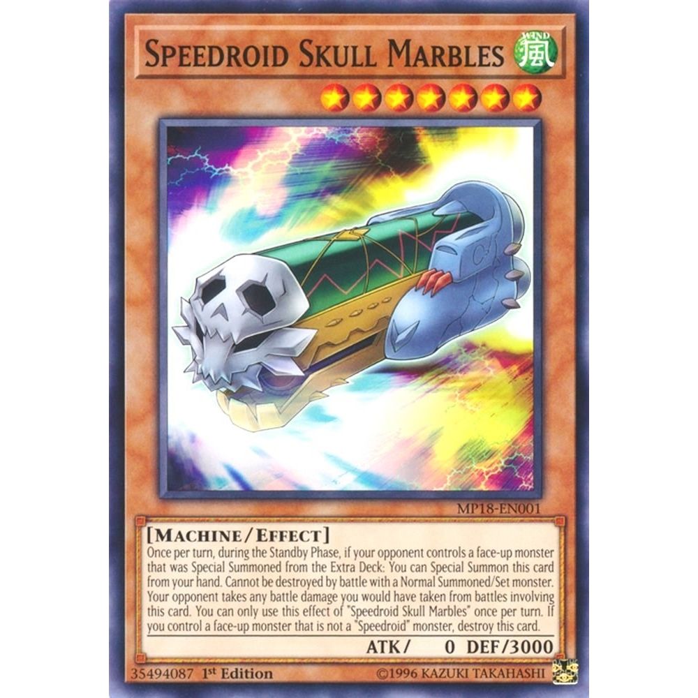 Image for Speedroid Skull Marbles (MP18-EN001) (MP18) - YuGiOh