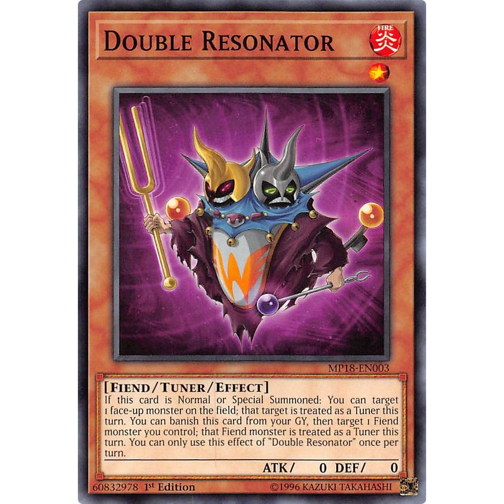 Image for Double Resonator (MP18-EN003) (MP18) - YuGiOh