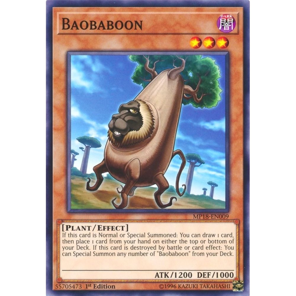 Image for Baobaboon (MP18-EN009) (MP18) - YuGiOh