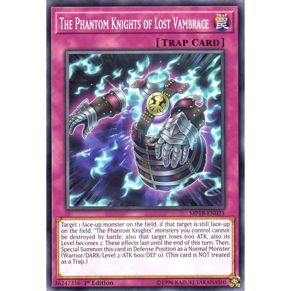 Image for The Phantom Knights of Lost Vambrace (MP18-EN021) (MP18) - YuGiOh