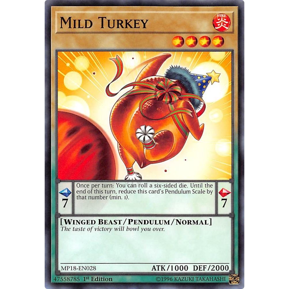 Image for Mild Turkey (MP18-EN028) (MP18) - YuGiOh