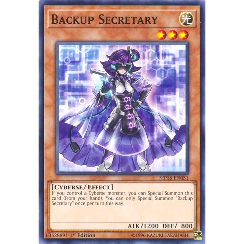 Image for Backup Secretary (MP18-EN031) (MP18) - YuGiOh