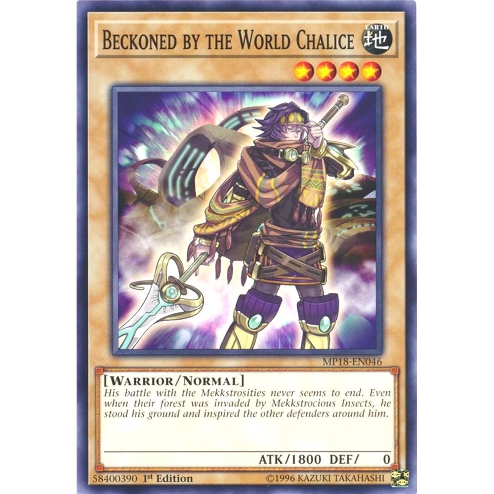 Image for Beckoned by the World Chalice (MP18-EN046) (MP18) - YuGiOh