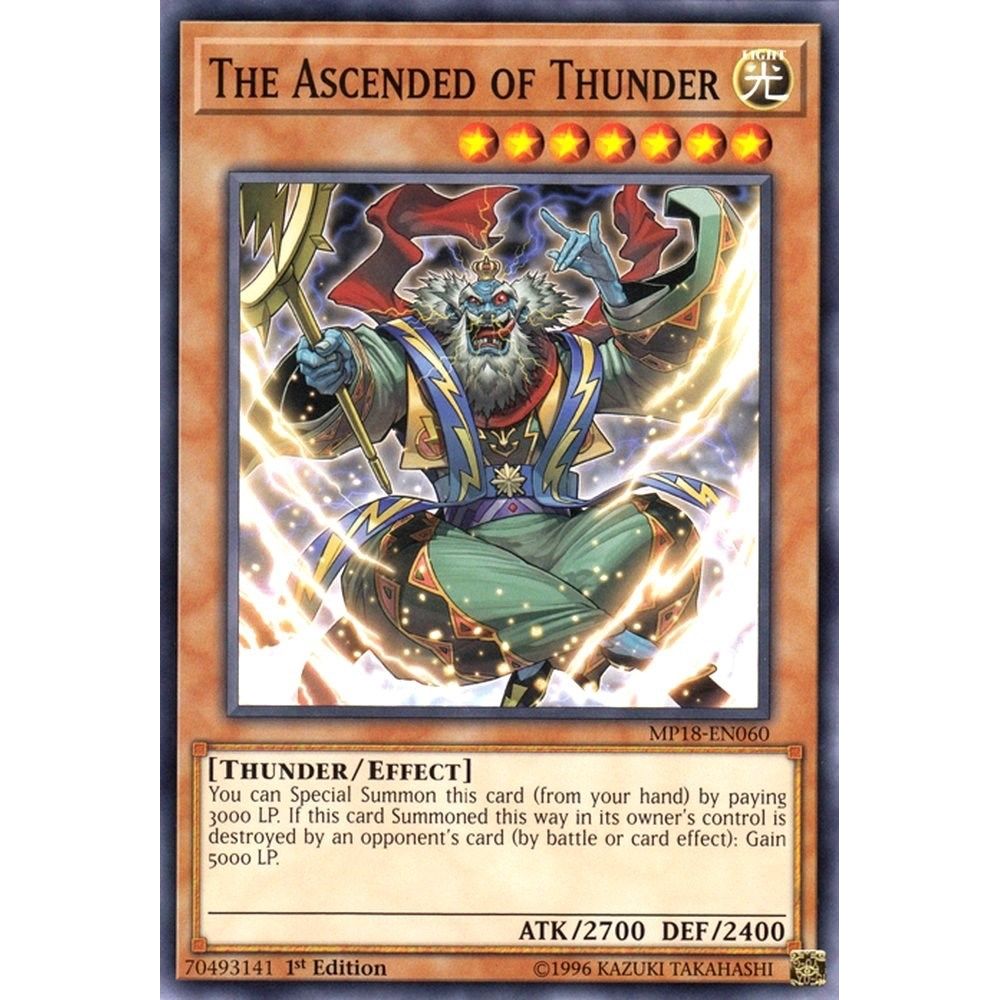 Image for The Ascended of Thunder (MP18-EN060) (MP18) - YuGiOh
