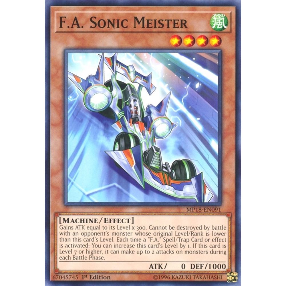 Image for F.A. Sonic Meister (MP18-EN091) (MP18) - YuGiOh