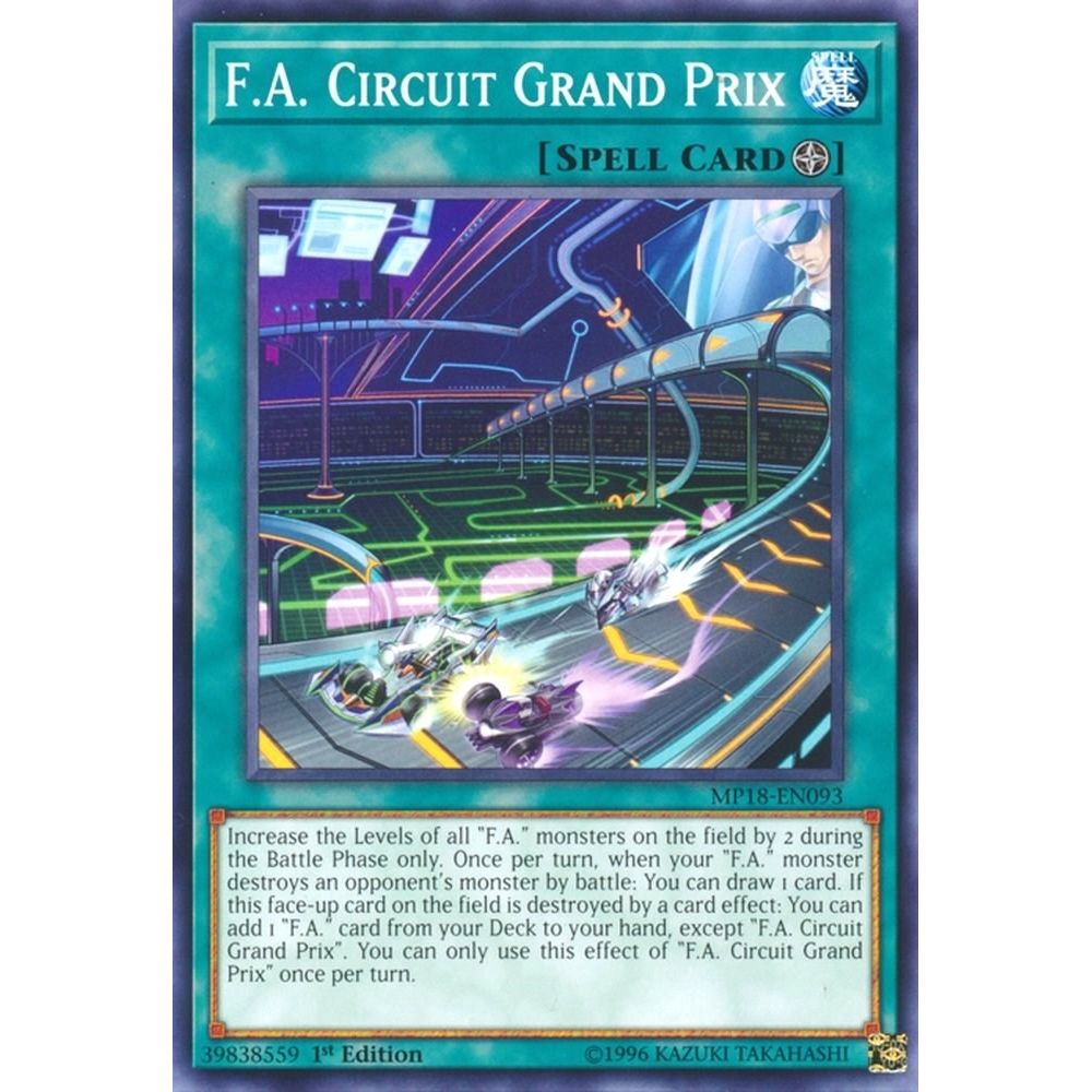 Image for F.A. Circuit Grand Prix (MP18-EN093) (MP18) - YuGiOh