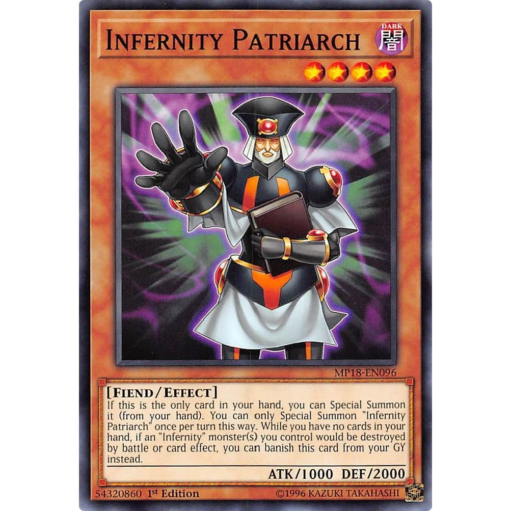 Image for Infernity Patriarch (MP18-EN096) (MP18) - YuGiOh