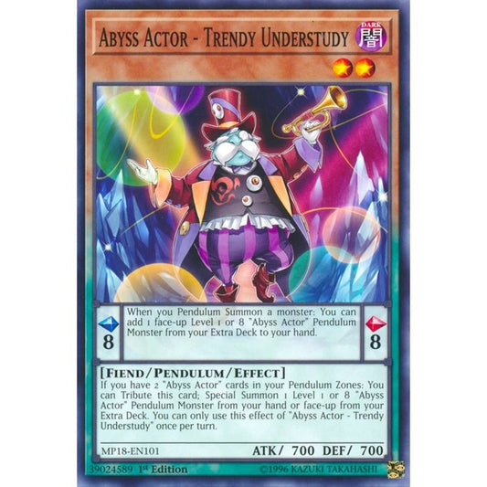 Image for Abyss Actor - Trendy Understudy (MP18-EN101) (MP18) - YuGiOh