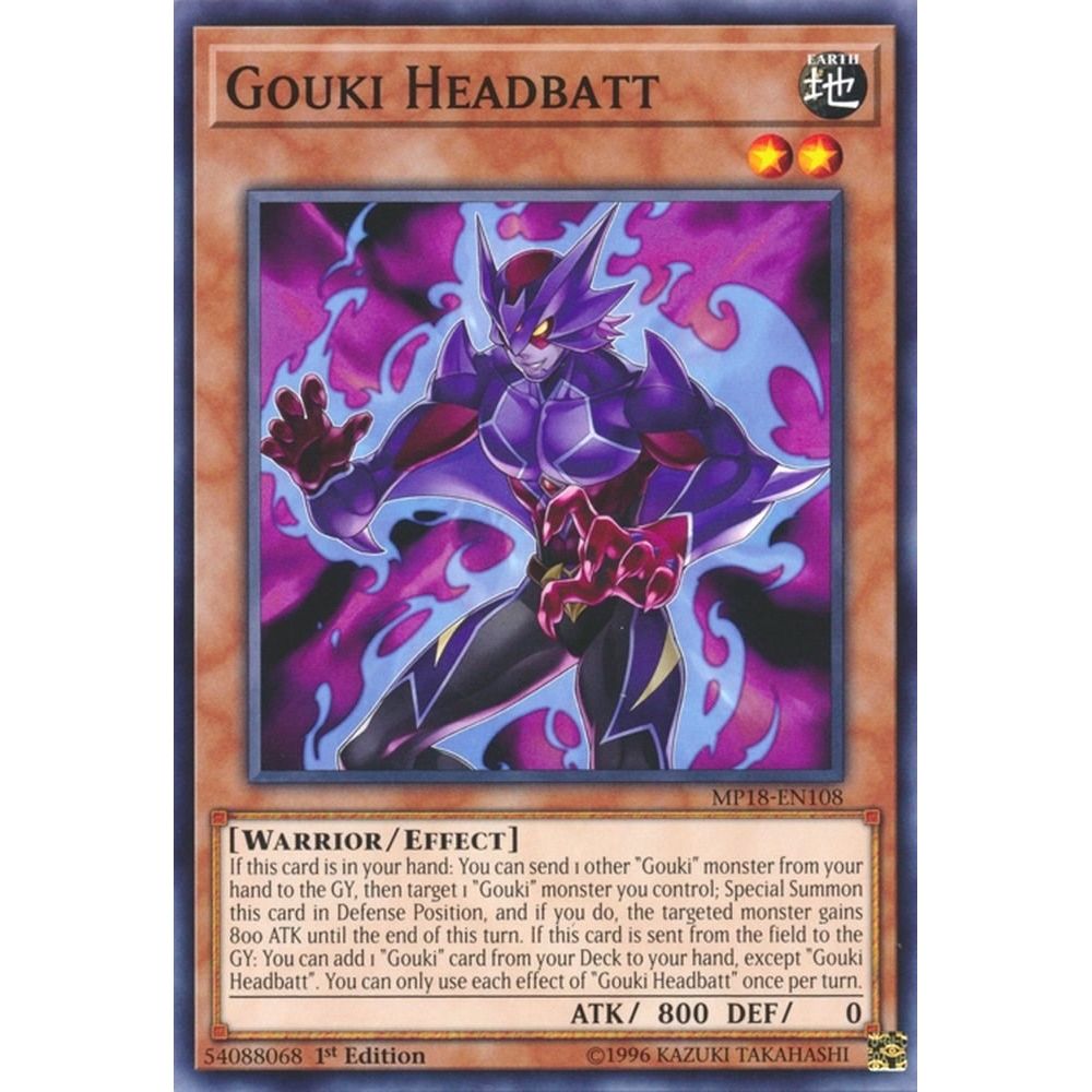 Image for Gouki Headbatt (MP18-EN108) (MP18) - YuGiOh