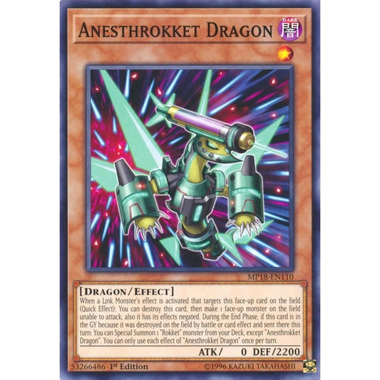 Image for Anesthrokket Dragon (MP18-EN110) (MP18) - YuGiOh