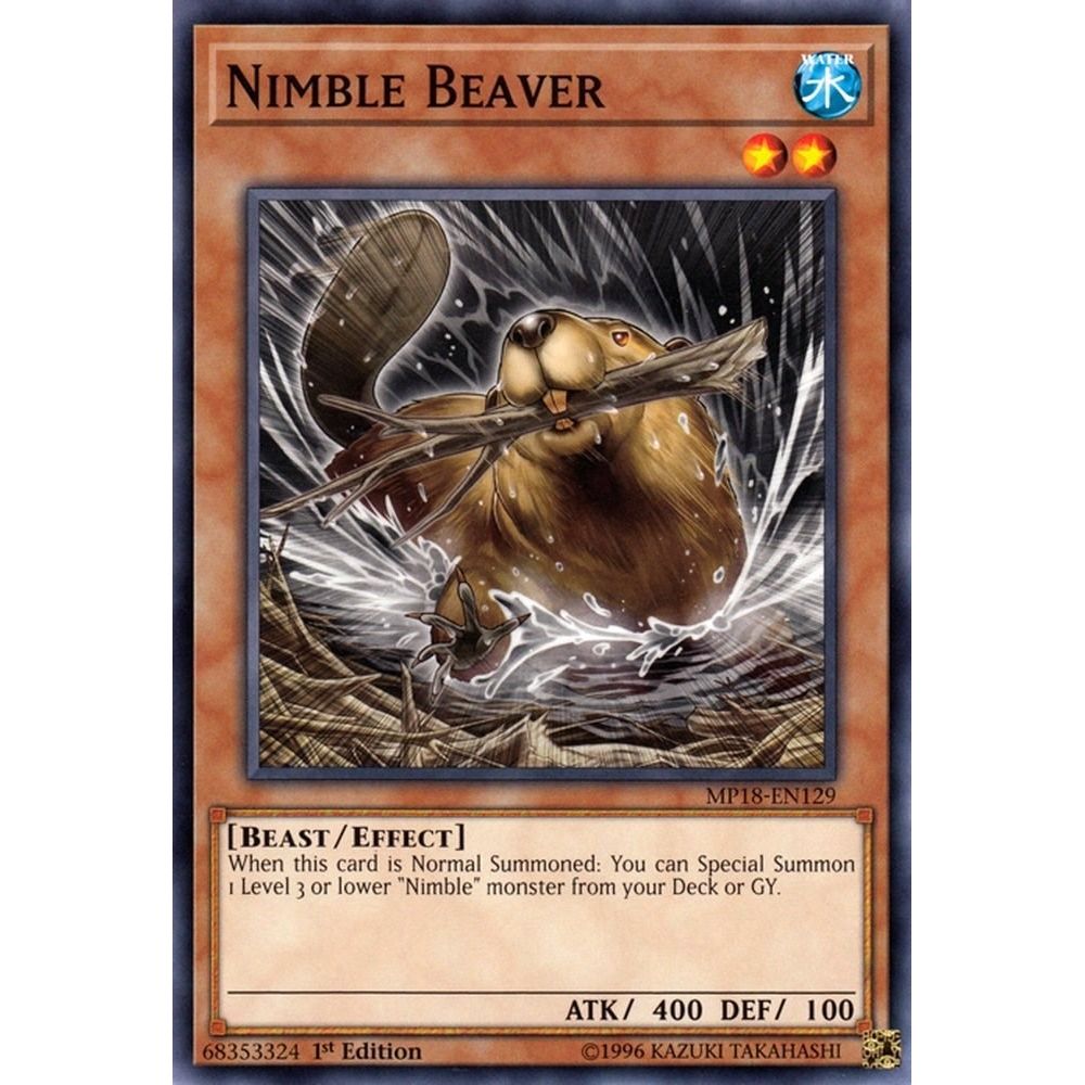 Image for Nimble Beaver (MP18-EN129) (MP18) - YuGiOh